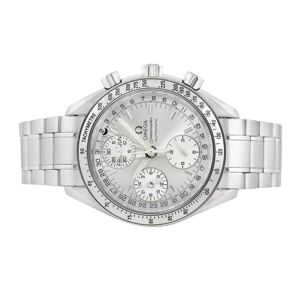 Front view of Omega men's watch