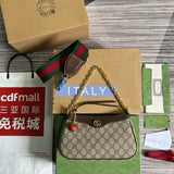Close-up detail of understated bag design