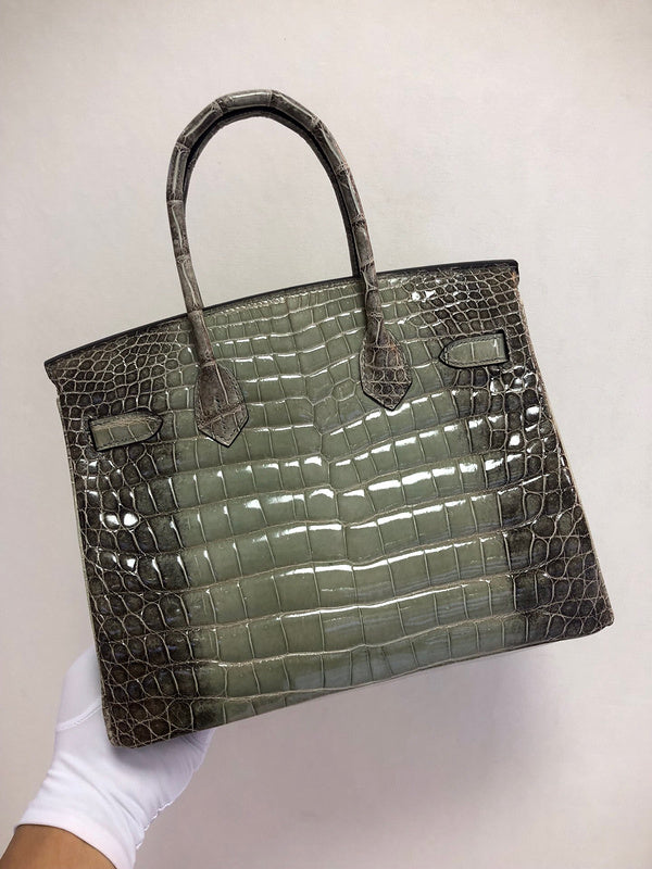 Close-up detail of classic bag design
