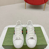 Gucci bold contrast luxury sneakers view 9 breathable knit upper