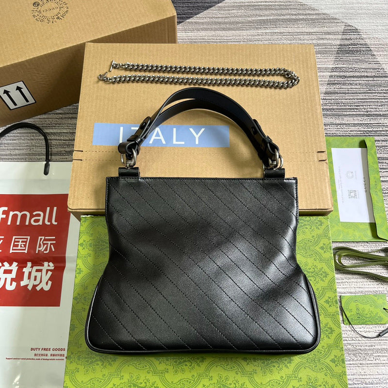 Top view of polished statement women's handbag – women's luxury handbag