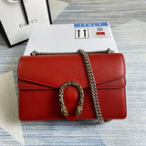 Side profile of statement elevated women's handbag – women's designer-style accessory
