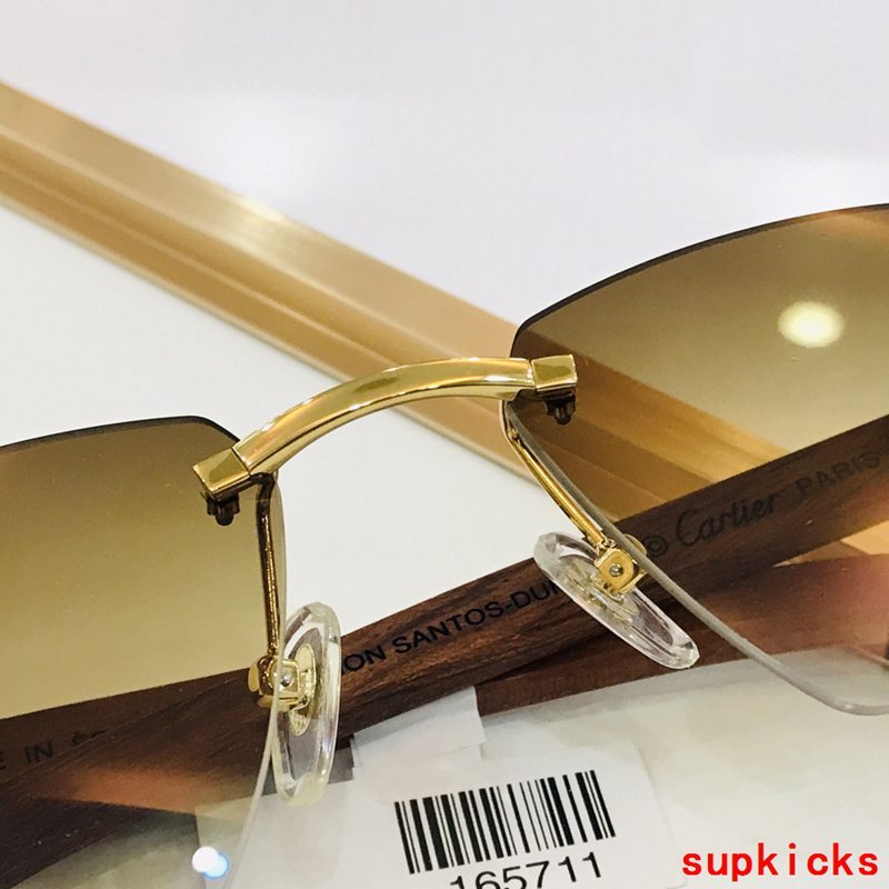 Side view of Cartier unisex sunglasses