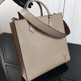 Front view of statement structured women's handbag – women's everyday handbag