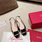 Roger Vivier luxury shoes front view — premium authentic designer style