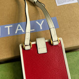 Top view of classic signature women's handbag – women's luxury accessory