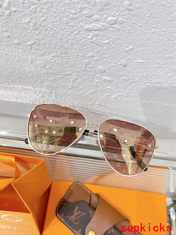 Front view of Louis Vuitton unisex sunglasses