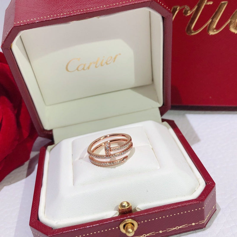Angled view of Cartier unisex jewelry piece