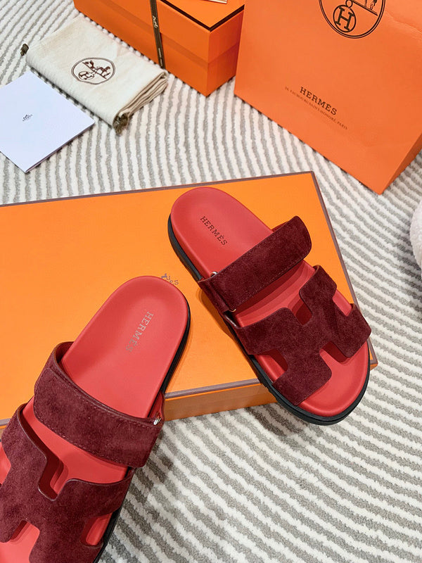 Hermes sandals Style 208 - angled studio shot