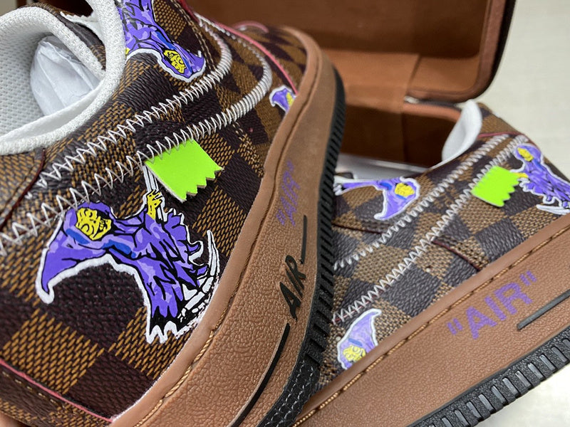 Nike sneakers detailed view showing premium designer craftsmanship
