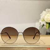 Close-up detail view of Cartier unisex sunglasses