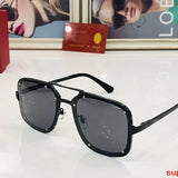 Close-up detail view of Cartier unisex sunglasses