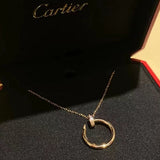 Close-up detail view of Cartier unisex jewelry piece