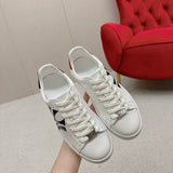 Gucci crisp white luxury sneakers view 4 cushioned comfort fit