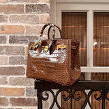  clean-lined crossbody bag detail view showing craftsmanship 14
