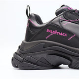 Balenciaga Black Chunky Platform Sneakers - Lifestyle Styling Shot