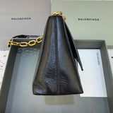 Statement Premium PU Leather Handbag - Everyday Elegance | Women's Designer-Inspired Purse #274 - back view (image 4) of designer-inspired handbag