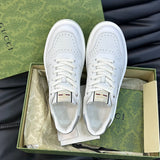 Gucci soft grey luxury sneakers view 8 chunky sole construction