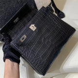 Streamlined bag shown from front angle