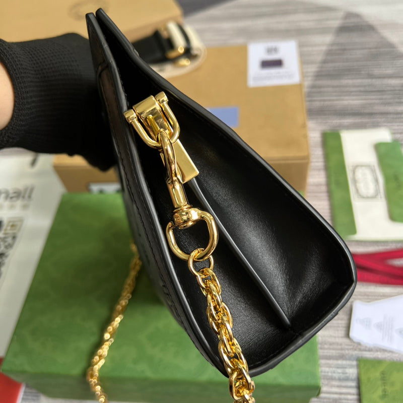 Top view of chic refined women's handbag – women's luxury accessory