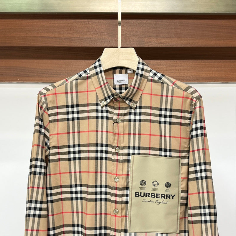 Burberry clothing close-up — premium authentic designer style