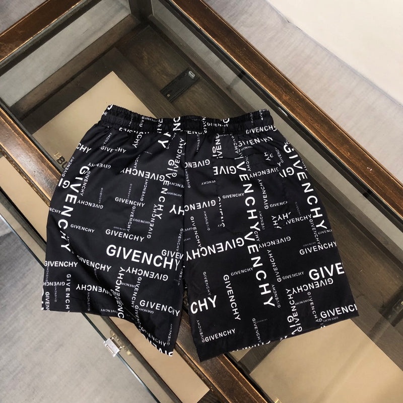 Close-up detail shot of Givenchy luxury clothing with signature branding