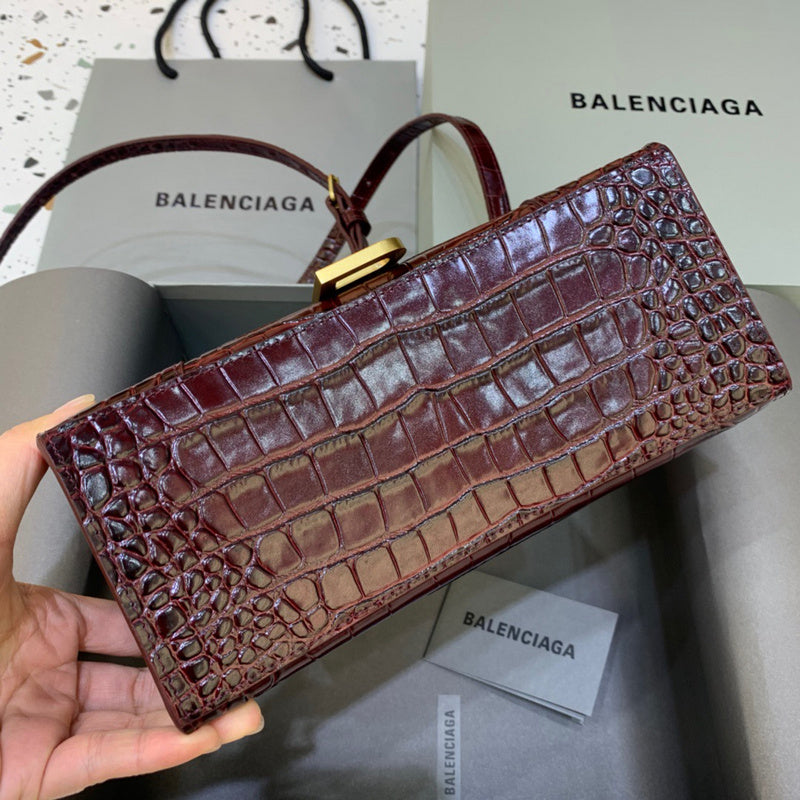 Polished Premium PU Leather Handbag - Polished Finish | Women's Fashion Handbag #551 - back view (image 4) of designer-inspired handbag