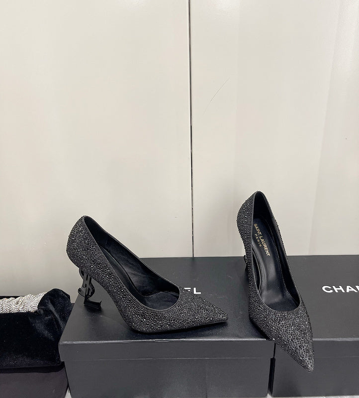 Saint Laurent luxury shoes full view — premium authentic designer style