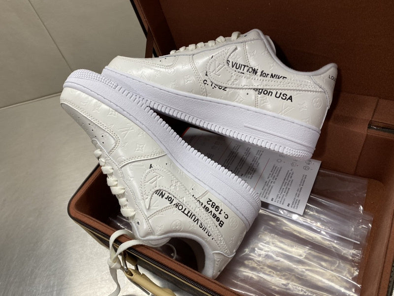 Nike sneakers detailed view showing premium designer craftsmanship