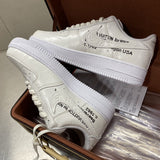 Nike sneakers detailed view showing premium designer craftsmanship