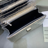 Elegant Premium PU Leather Handbag - Signature Hardware Accents | Women's Luxury Handbag #403 - alternate angle view (image 8) of designer-inspired handbag