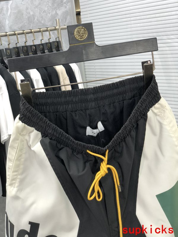 Back view of Rhude luxury clothing with streetwear-inspired cut