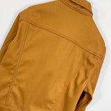 Front view of Louis Vuitton luxury clothing with tailored silhouette