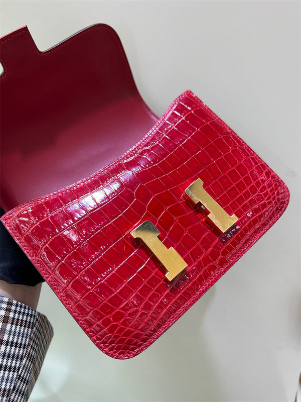 Close-up detail of sophisticated bag design