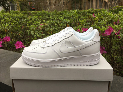 Nike Streetwear sneakers in neutral cream sleek tonal finish front view