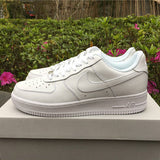 Nike Streetwear sneakers in neutral cream sleek tonal finish front view