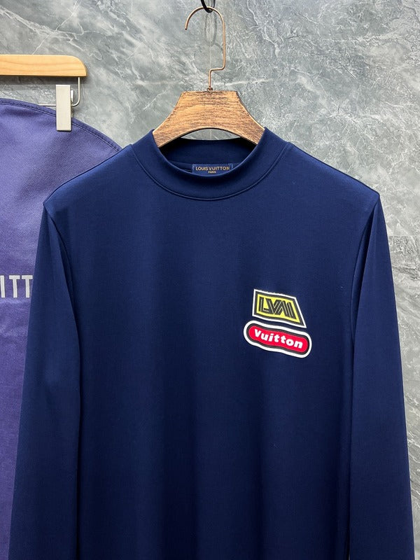 Full styled look of Louis Vuitton luxury clothing with streetwear-inspired cut