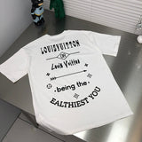 Front view of Louis Vuitton cotton t-shirt with relaxed-fit cut