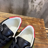 Gucci soft grey luxury sneakers view 4 classic court silhouette