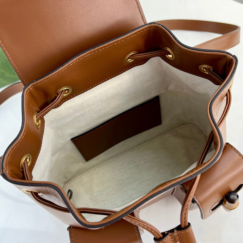Back view of elevated signature women's handbag – women's premium purse