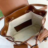 Back view of elevated signature women's handbag – women's premium purse