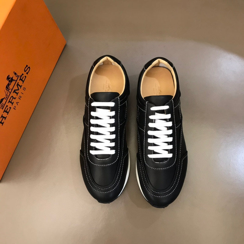 Hermès Nude Pointed-Toe Flats - Side Profile View