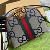 Back view of refined chic women's handbag – women's luxury accessory