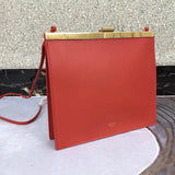 Back view of refined sleek women's handbag – women's everyday handbag