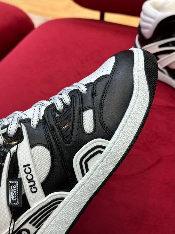 Gucci two-tone luxury sneakers view 5 streetwear statement look
