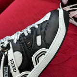 Gucci two-tone luxury sneakers view 5 streetwear statement look