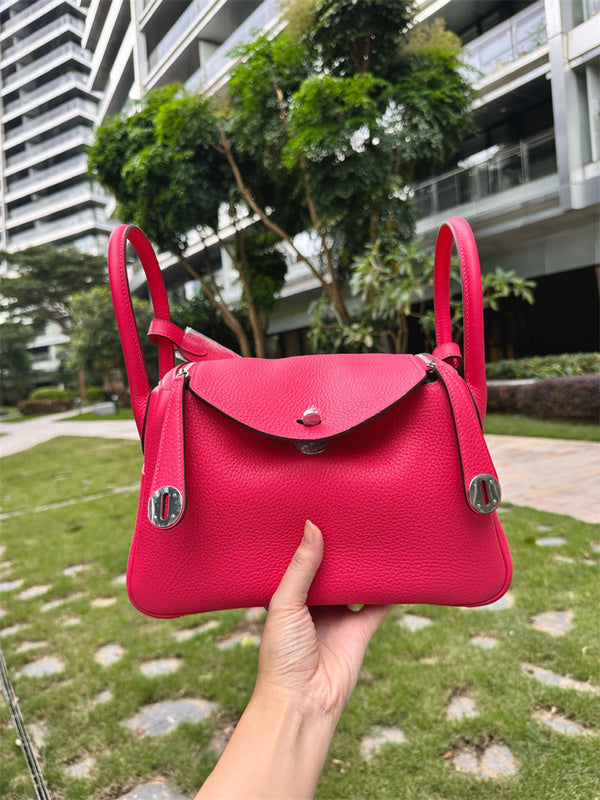Side view of everyday-ready structured handbag