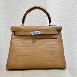  chic satchel detail view showing craftsmanship