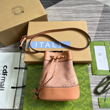 Side profile of refined signature women's handbag – women's statement bag