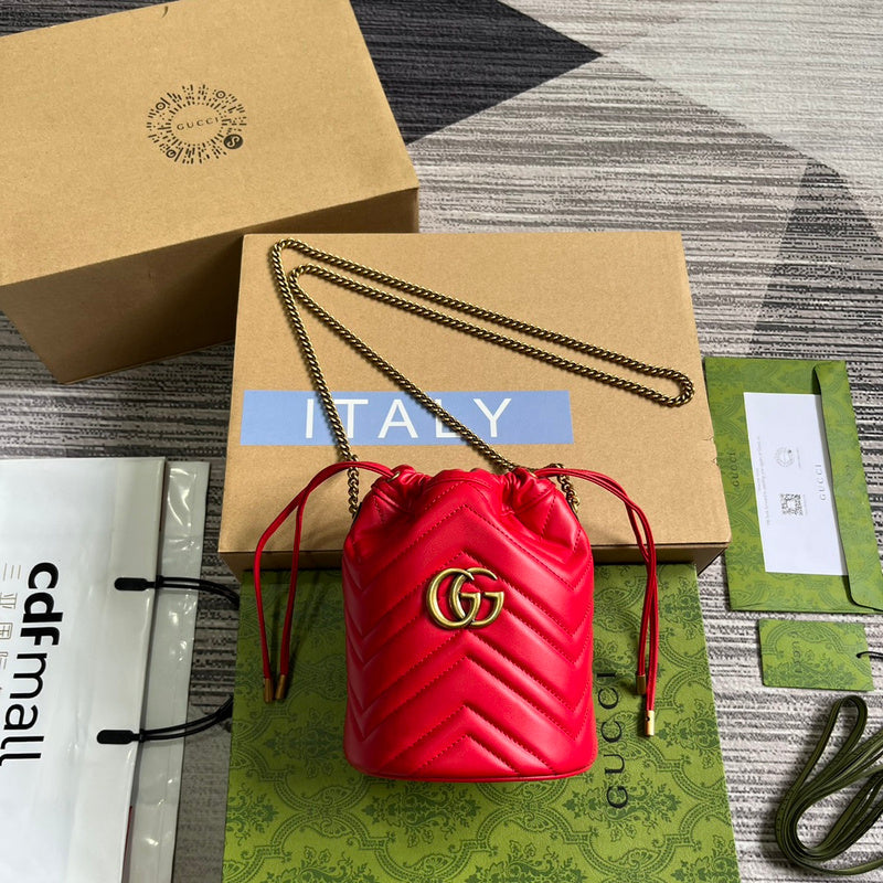Front view of modern chic women's handbag – women's statement bag